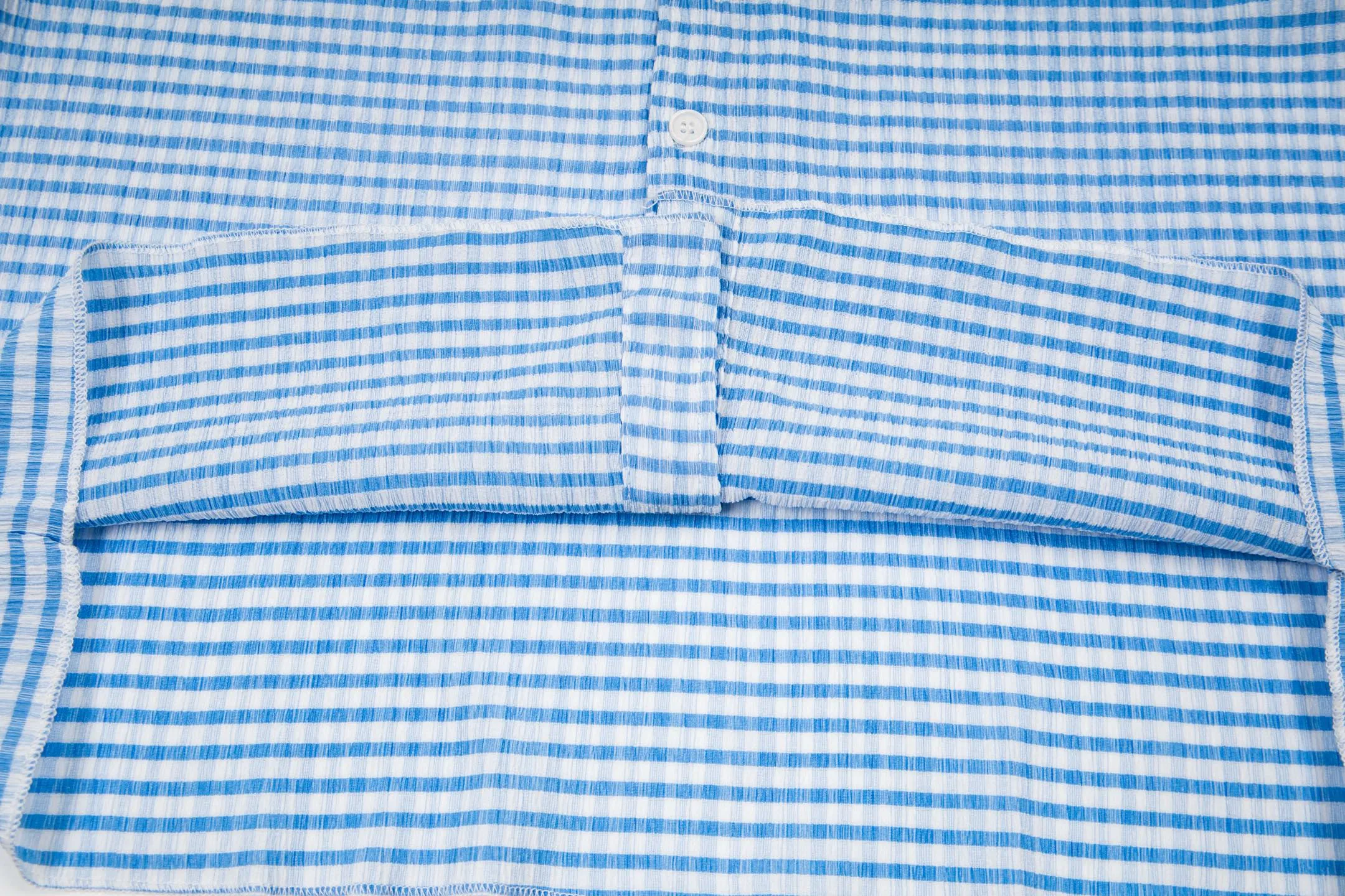 XY 6915# P80（ Quality ） Stussy CRINKLED CHECK SS SHIRT logo Same Style ：Black Royal Blue Size：S M L XL ： ：